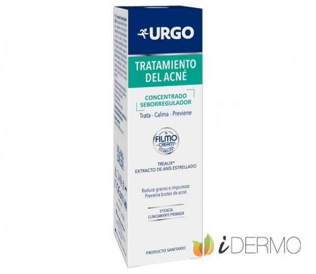 URGO TRATAMIENTO DEL ACNÉ, CONCENTRADO SEBORREGULADOR